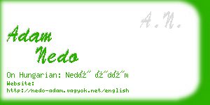 adam nedo business card